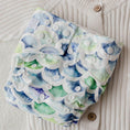 Load image into Gallery viewer, Reusable Cloth Nappy – Mermaid | 2.0 | My Little Gumnut displayed flat to showcase the mermaid-inspired print and adjustable snaps.