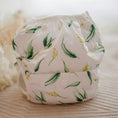 Load image into Gallery viewer, Reusable Swim Nappy - Gumnut featuring Australian-inspired floral design for beach and pool use.