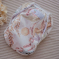 Load image into Gallery viewer, Reusable Swim Nappy - Palm Garden design by My Little Gumnut, featuring tropical floral patterns.
