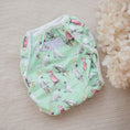 Load image into Gallery viewer, Reusable Swim Nappy - Cockatoo by My Little Gumnut, colorful and eco-friendly swim nappy for toddlers.