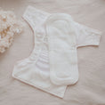 Load image into Gallery viewer, Reusable Cloth Nappy – Aussie Animals | 2.0 | My Little Gumnut soft bamboo fleece lining detail for comfort and leak protection