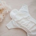 Load image into Gallery viewer, Reusable Cloth Nappy – Aussie Animals | 2.0 | My Little Gumnut inner insert and bamboo lining displayed flat for absorbency detail.