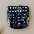 Load image into Gallery viewer, Cloth Nappy 2.0 - Black Flora