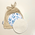 Load image into Gallery viewer, Reusable Breast Pads - Blue Leaf