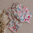 Load image into Gallery viewer, Reusable menstrual pads by my little gumnut. cloth menstrual pads. period pads. stack of menstrual pads. floral pads