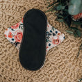 Load image into Gallery viewer, Floral Menstrual Pad. Reusable Menstrual Pad by My Little Gumnut. Cloth Pads Australia. Reusable period pads.