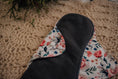 Load image into Gallery viewer, Floral Menstrual Pad. Reusable Menstrual Pad by My Little Gumnut. Cloth Pads Australia. Reusable period pads. Postpartum pads. Resuable postpartum pads.
