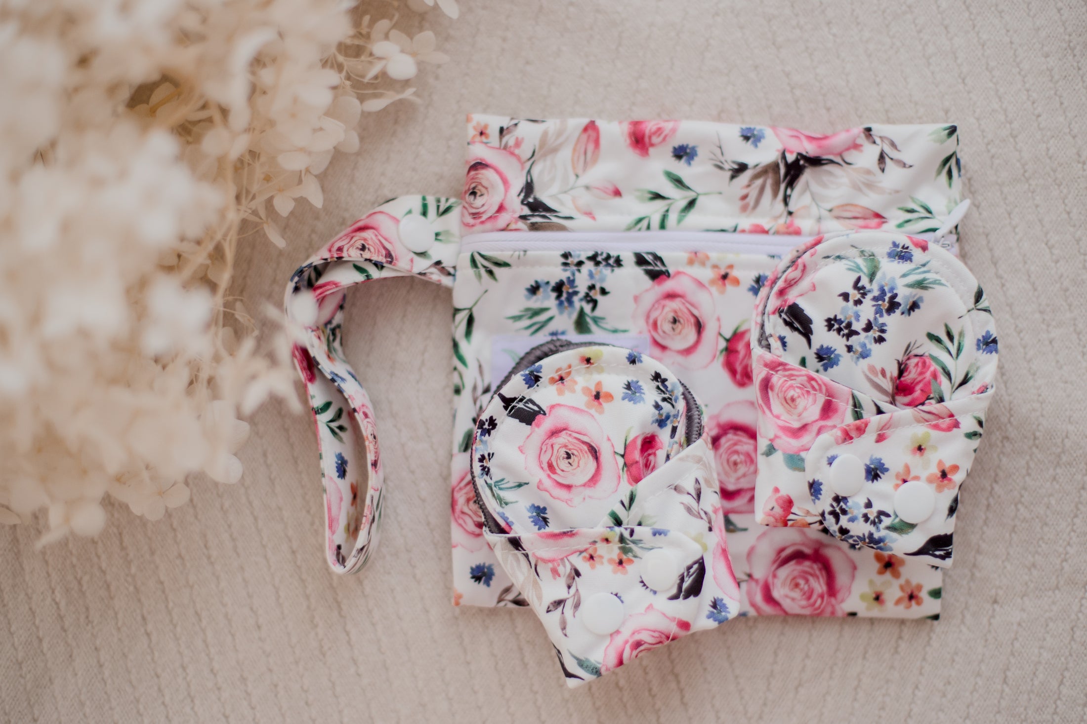 Reusable menstrual pads by My Little Gumnut. Cloth pads australia. period pads washable