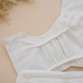 Load image into Gallery viewer, Reusable Cloth Nappy – Sage | 2.0 | My Little Gumnut soft bamboo fleece lining detail for comfort and leak protection.