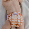Load image into Gallery viewer, Swimming Nappy - Gingham (Rust)