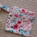 Load image into Gallery viewer, Reusable Wet Bag by My Little Gumnut. Floral wet bag for Menstrual pads and reusable breast pads