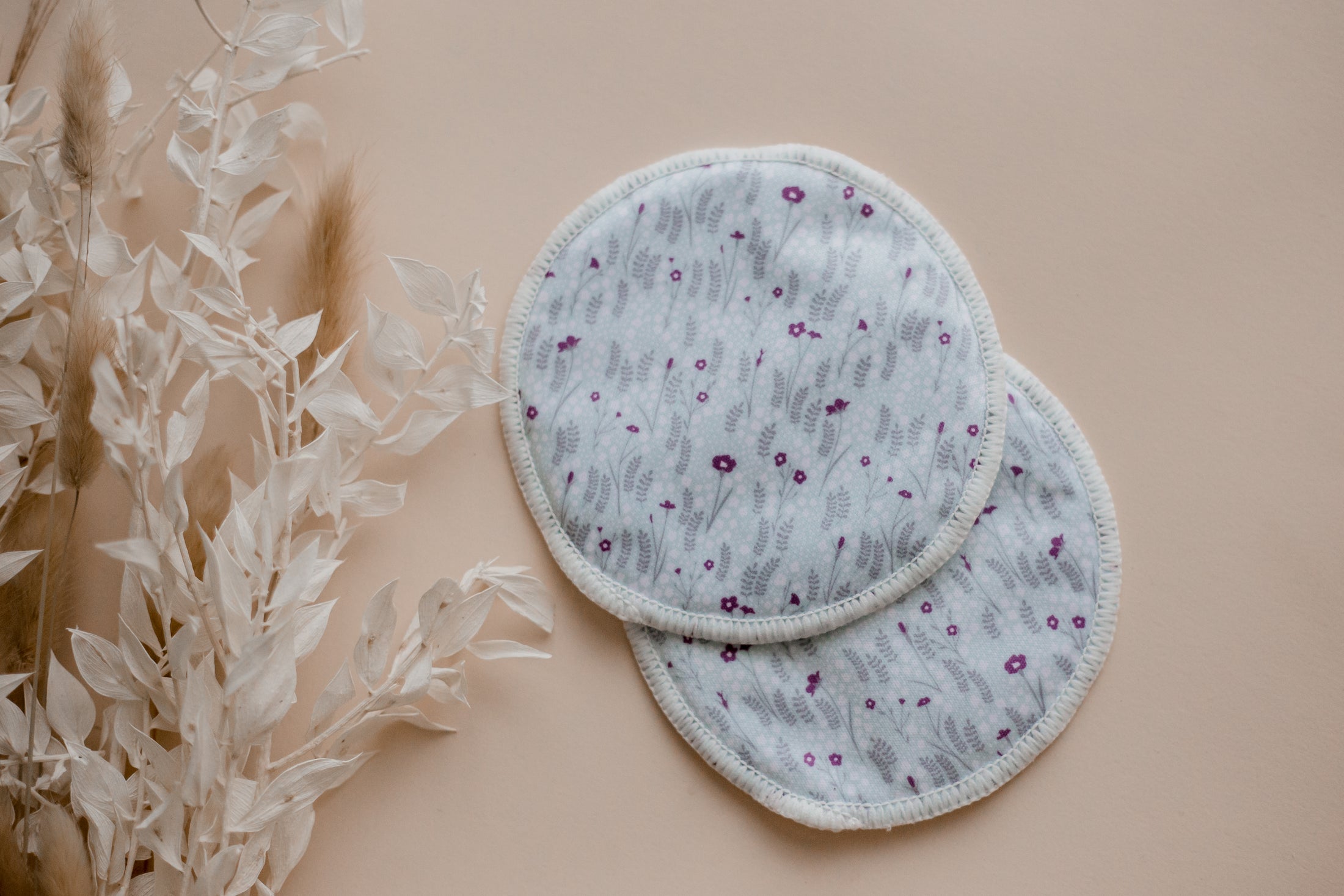 breast pads by my little gumnut. floral breast pads. nursing pads. Australia.