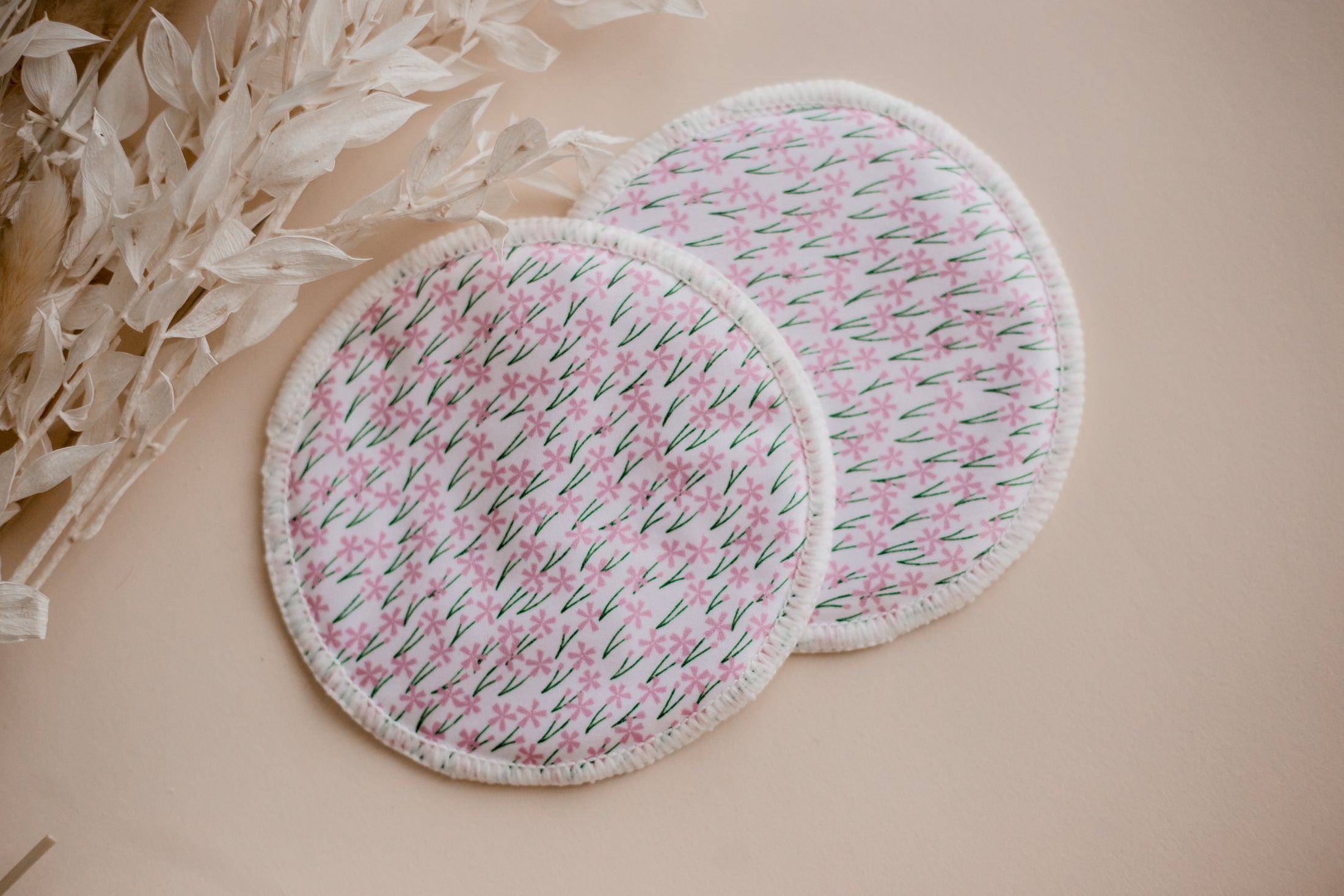 breast pads by my little gumnut. floral breast pads. nursing pads. Australia.