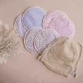 Load image into Gallery viewer, breast pads by my little gumnut. floral breast pads. nursing pads. Australia.