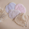 Load image into Gallery viewer, breast pads by my little gumnut. floral breast pads. nursing pads. Australia.