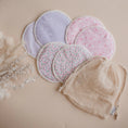 Load image into Gallery viewer, reusable breast pads by my little gumnut. cloth nursing pads. cloth breast pads