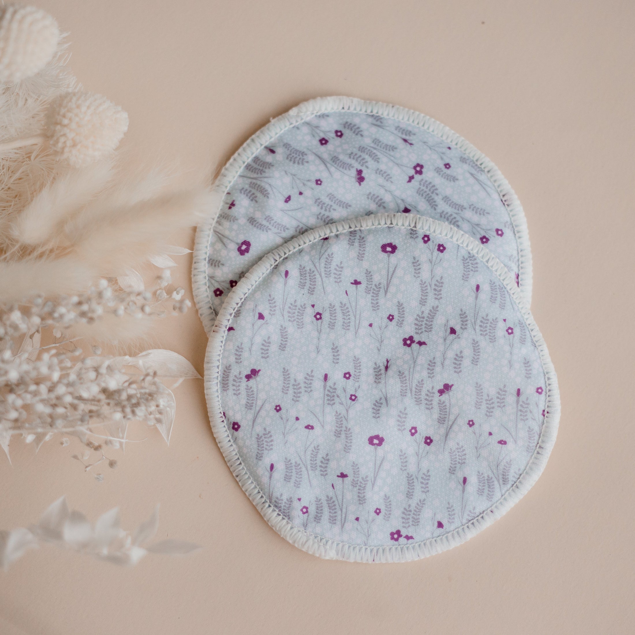 breast pads by my little gumnut. floral breast pads. nursing pads. Australia.