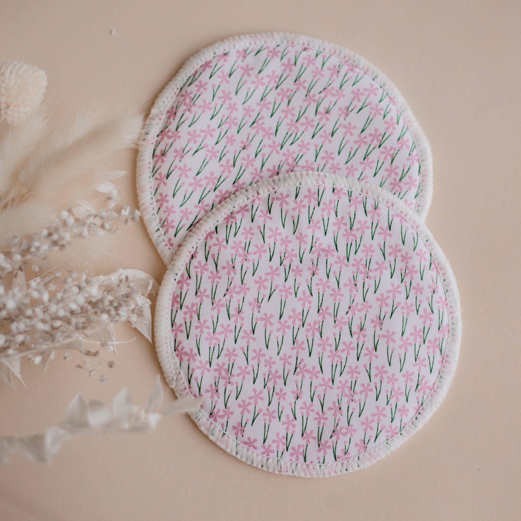 breast pads by my little gumnut. floral breast pads. nursing pads. Australia.