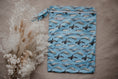 Load image into Gallery viewer, My little gumnut Wet Bag. Cloth nappy bag. Whales wet bag. Oceania.