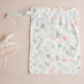Load image into Gallery viewer, large wet bag. nappy bag. double gusset cloth nappies by my little gumnut. reusable nappy australia. cloth nappies australia. eco friendly nappies. pineapple nappy.