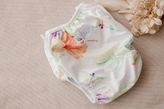 swimming nappy. baby swim nappy. reusable nappy. cloth swim nappy. cloth nappies australia. my little gumnut. 