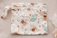 Load image into Gallery viewer, large wet bag. nappy bag. double gusset cloth nappies by my little gumnut. reusable nappy australia. cloth nappies australia. eco friendly nappies. bee nappy.