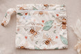 Load image into Gallery viewer, large wet bag. nappy bag. double gusset cloth nappies by my little gumnut. reusable nappy australia. cloth nappies australia. eco friendly nappies. bee nappy.
