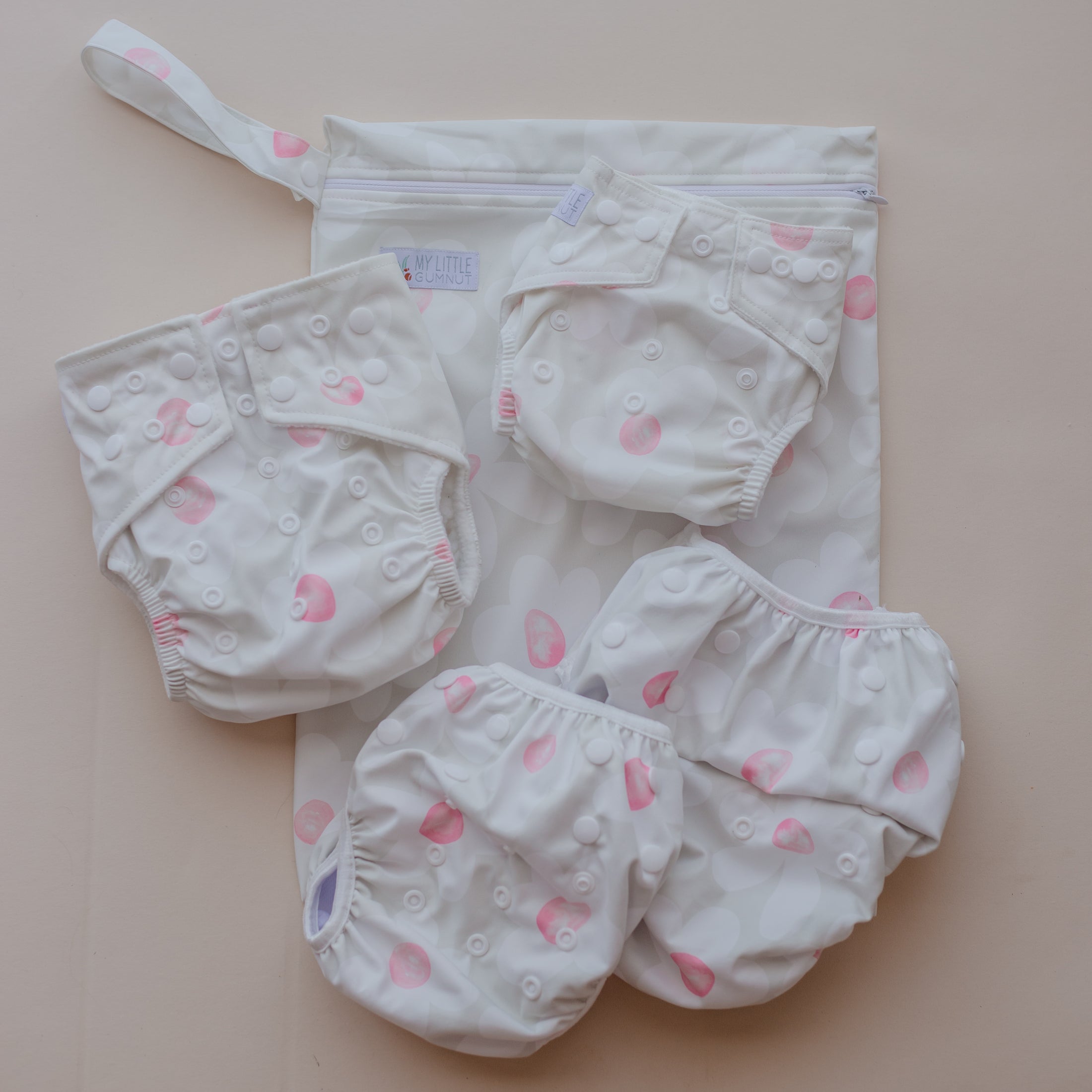 Swim Nappies by my little gumnut. australian owned reusable swim nappies. cloth swim nappies. cloth nappies for newborn.