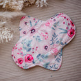 Load image into Gallery viewer, Floral Menstrual Pad. Reusable Menstrual Pad by My Little Gumnut. Cloth Pads Australia. Reusable period pads.