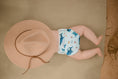 Load image into Gallery viewer, Beach baby wearing Marine Life Swimming Nappy. Reusable swimming nappy at the beach. My Little Gumnut.
