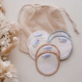 Load image into Gallery viewer, bamboo make up wipes. reusbale face wipes. bamboo face wipes. reusable make up cloths.