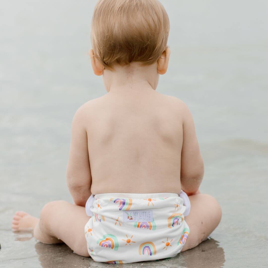 Baby in Swim nappy