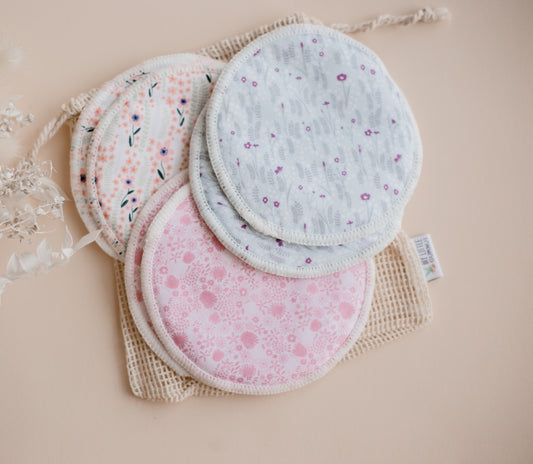 A pack of 3 pairs of My Little Gumnut Breast Pads