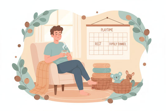 A parent having downtime