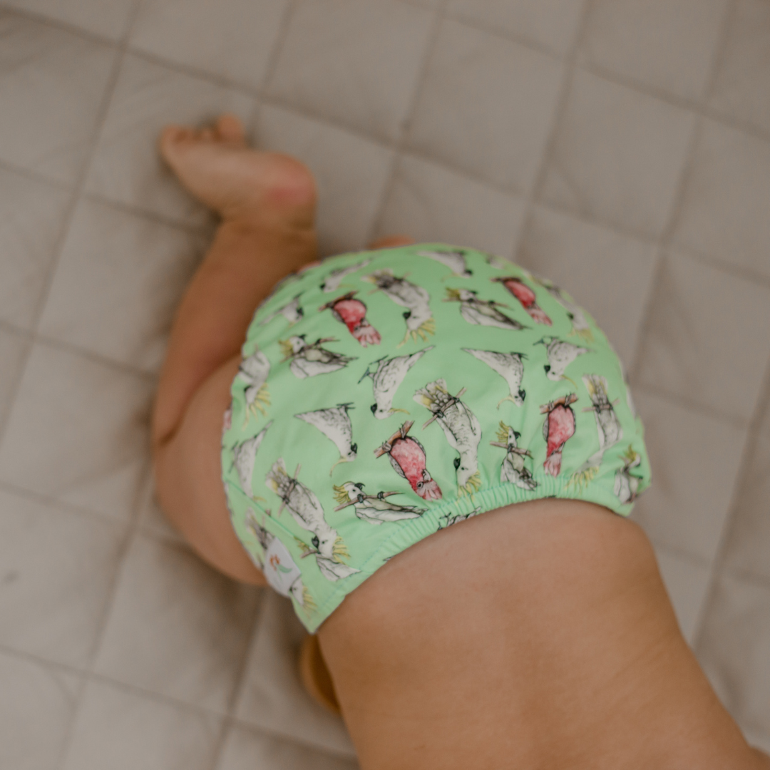 Cloth Nappy 2.0 - Cockatoo
