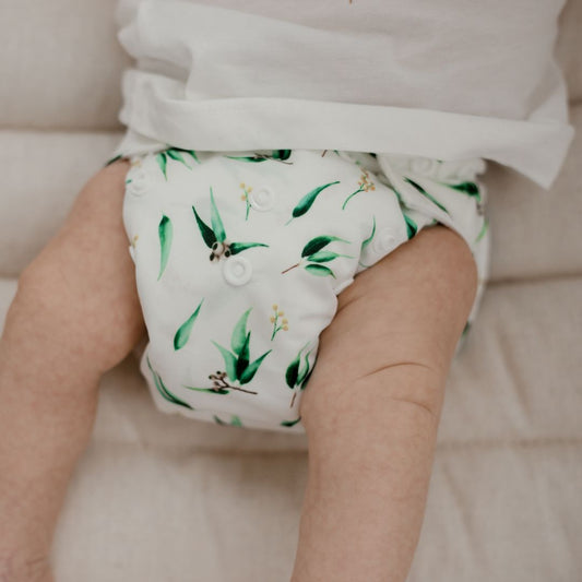 Newborn Cloth Nappy - Gumnut