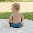 Load image into Gallery viewer, Cloth Nappy 2.0 - Monsterra Blue
