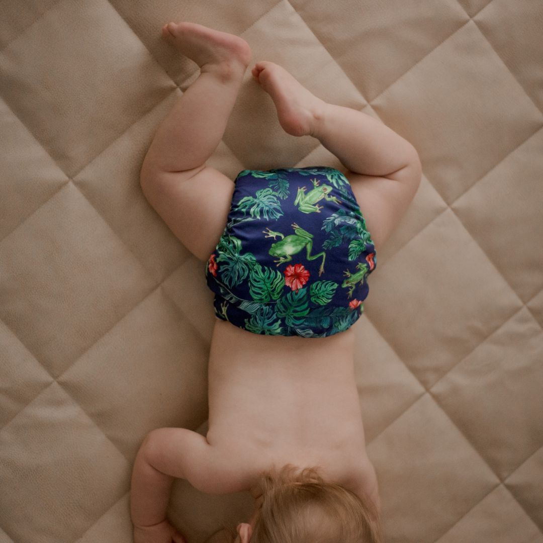 Cloth Nappy 1.0 - Tropical Frogs