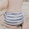 Load image into Gallery viewer, Swimming Nappy - Slate Stripe
