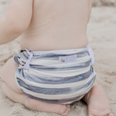 Swimming Nappy - Slate Stripe