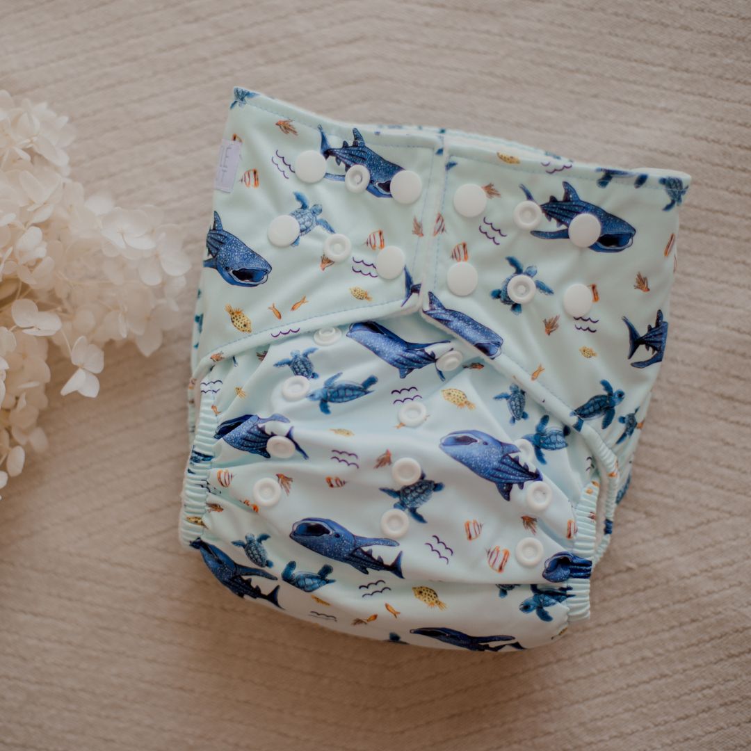 Cloth Nappy 2.0 - Marine Life