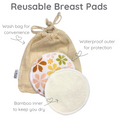 Load image into Gallery viewer, Reusable Breast Pads Nighttime - Classic White
