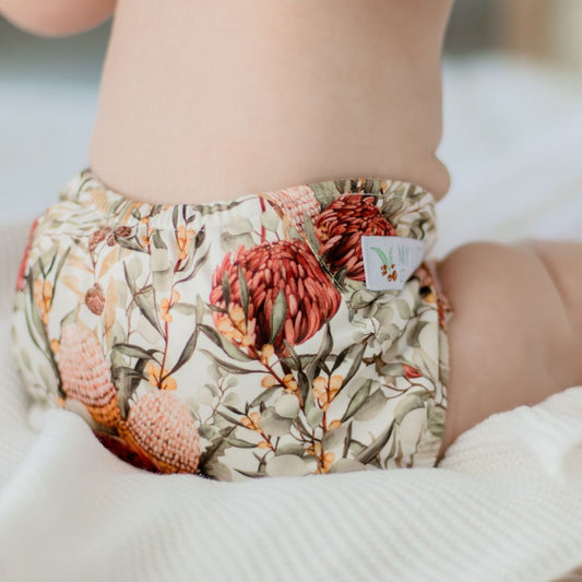 Cloth Nappy 2.0 - Blush Botanical