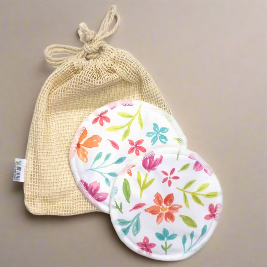 Reusable Breast Pads - Summer Garden