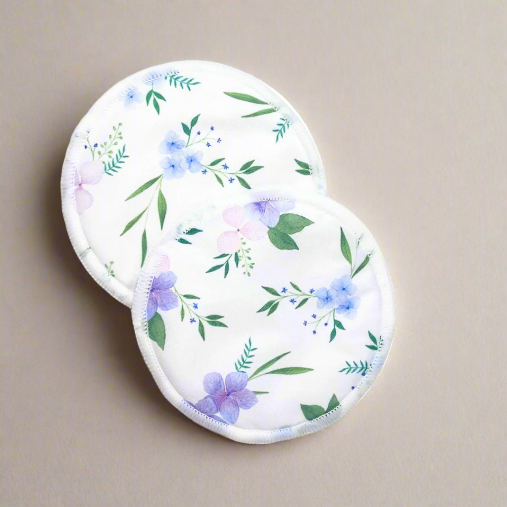 Reusable Breast Pads - Lavender Bouquet