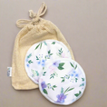 Load image into Gallery viewer, Reusable Breast Pads - Lavender Bouquet
