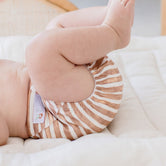Cloth Nappy 2.0 - Brown Stripe