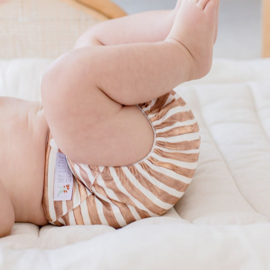Cloth Nappy 2.0 - Brown Stripe