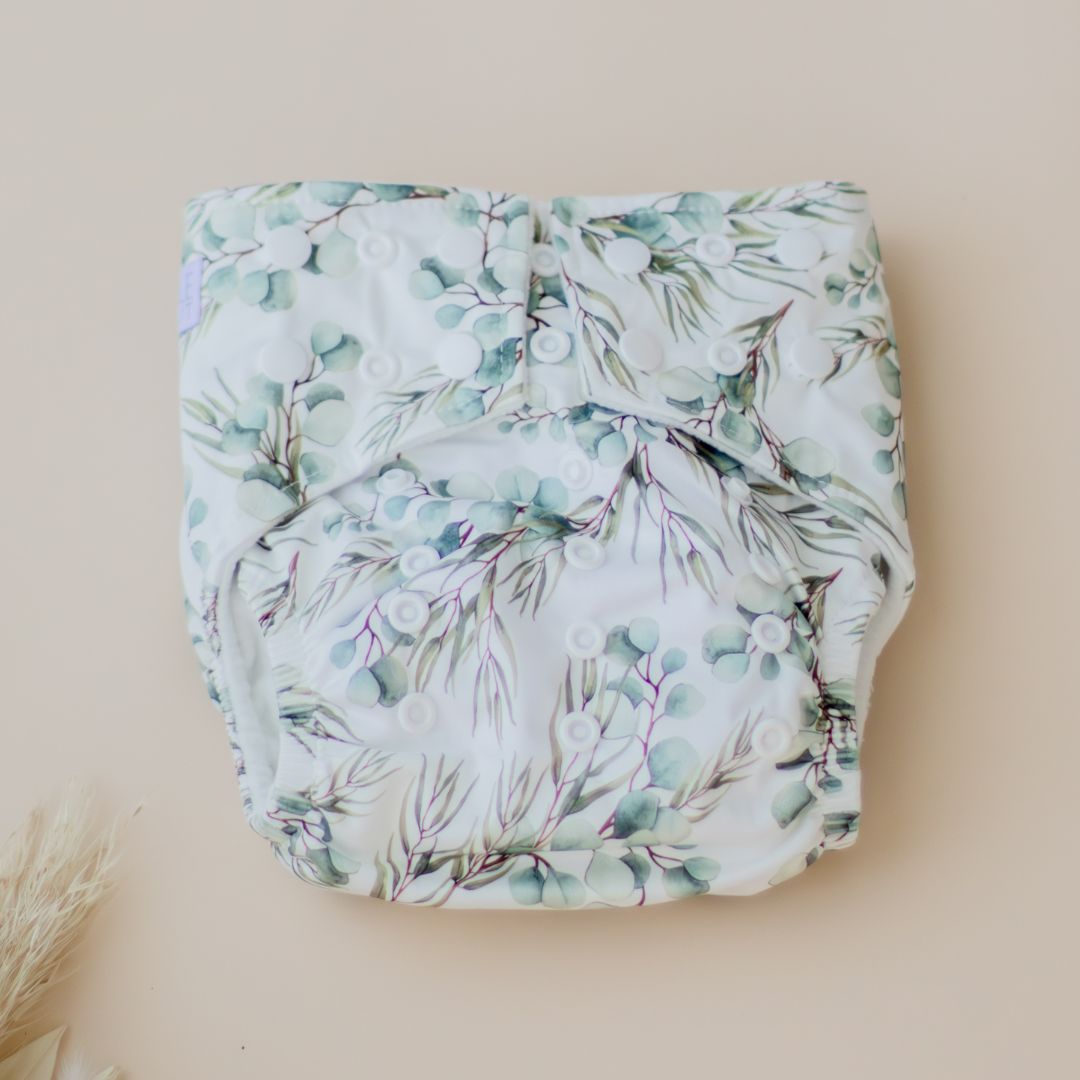 Cloth Nappy 2.0 - Eucalyptus Green