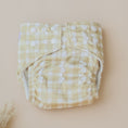 Load image into Gallery viewer, Cloth Nappy 2.0 - Gingham (Beige)
